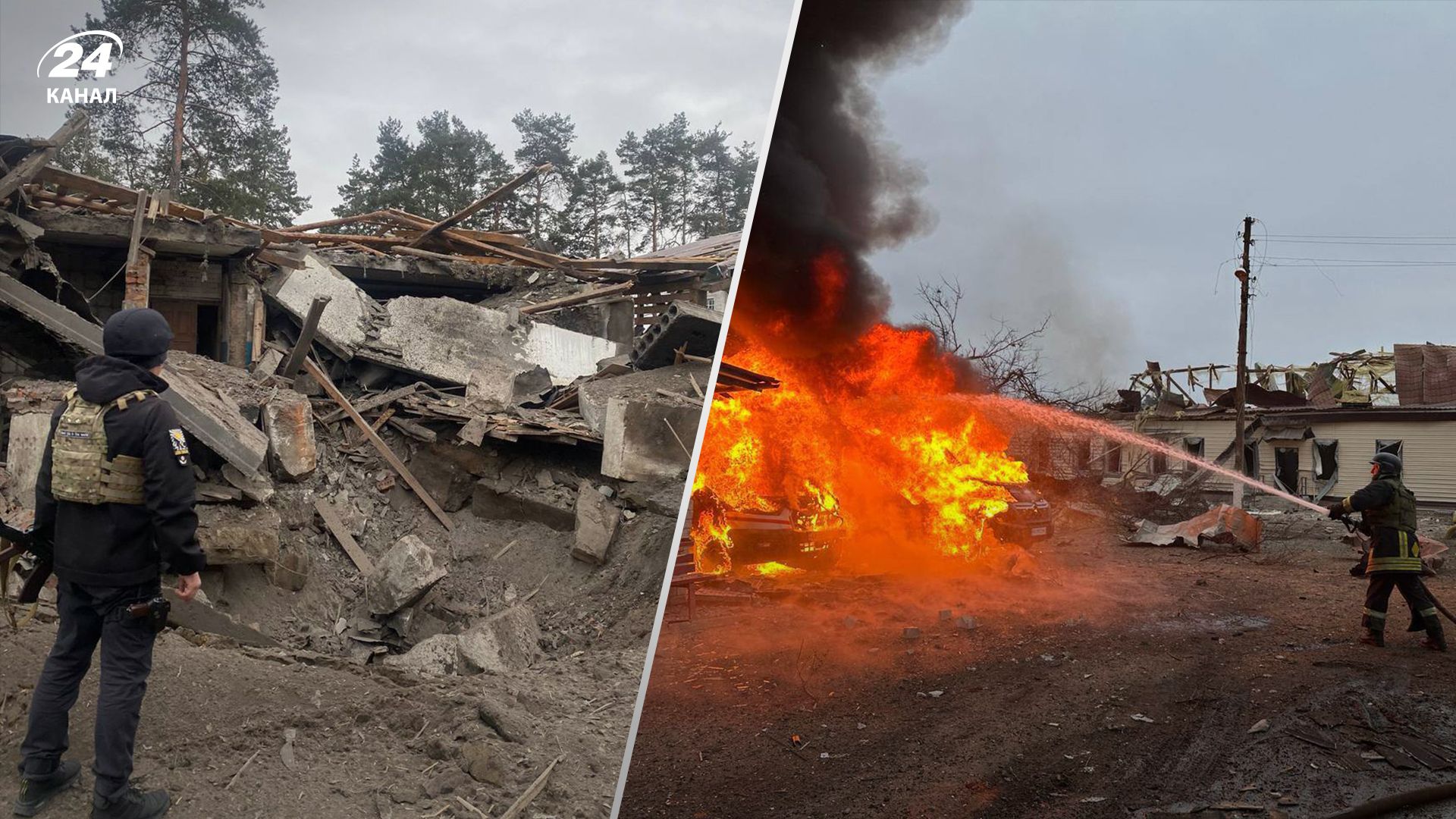 Харківщина постраждала під час нічних обстрілів Харківщина постраждала під час нічних обстрілів