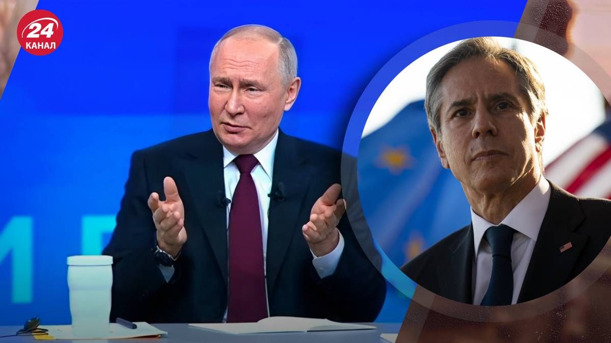 Блинкен прокомментировал так называемую победу Путина на российских псевдовыборах - 24 Канал Блинкен прокомментировал так называемую победу Путина на российских псевдовыборах - 24 Канал