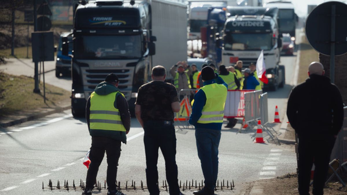 Польские протесты на границе Польские протесты на границе