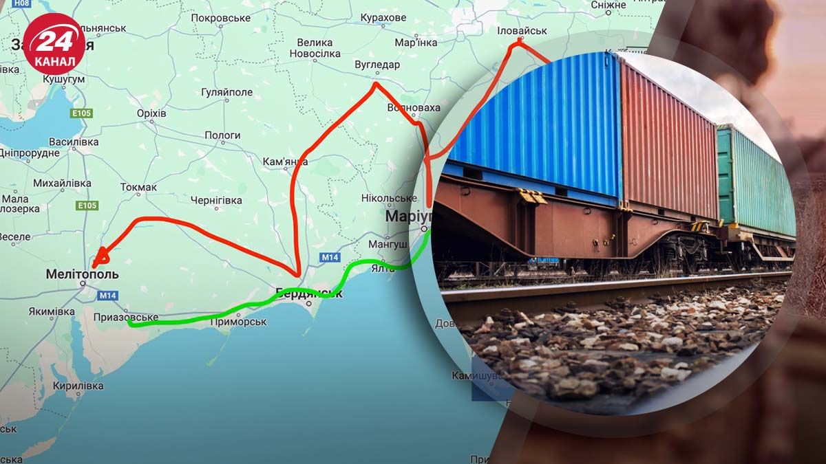 Россияне строят железную дорогу в Приазовье - к каким хитростям прибегает враг - 24 Канал