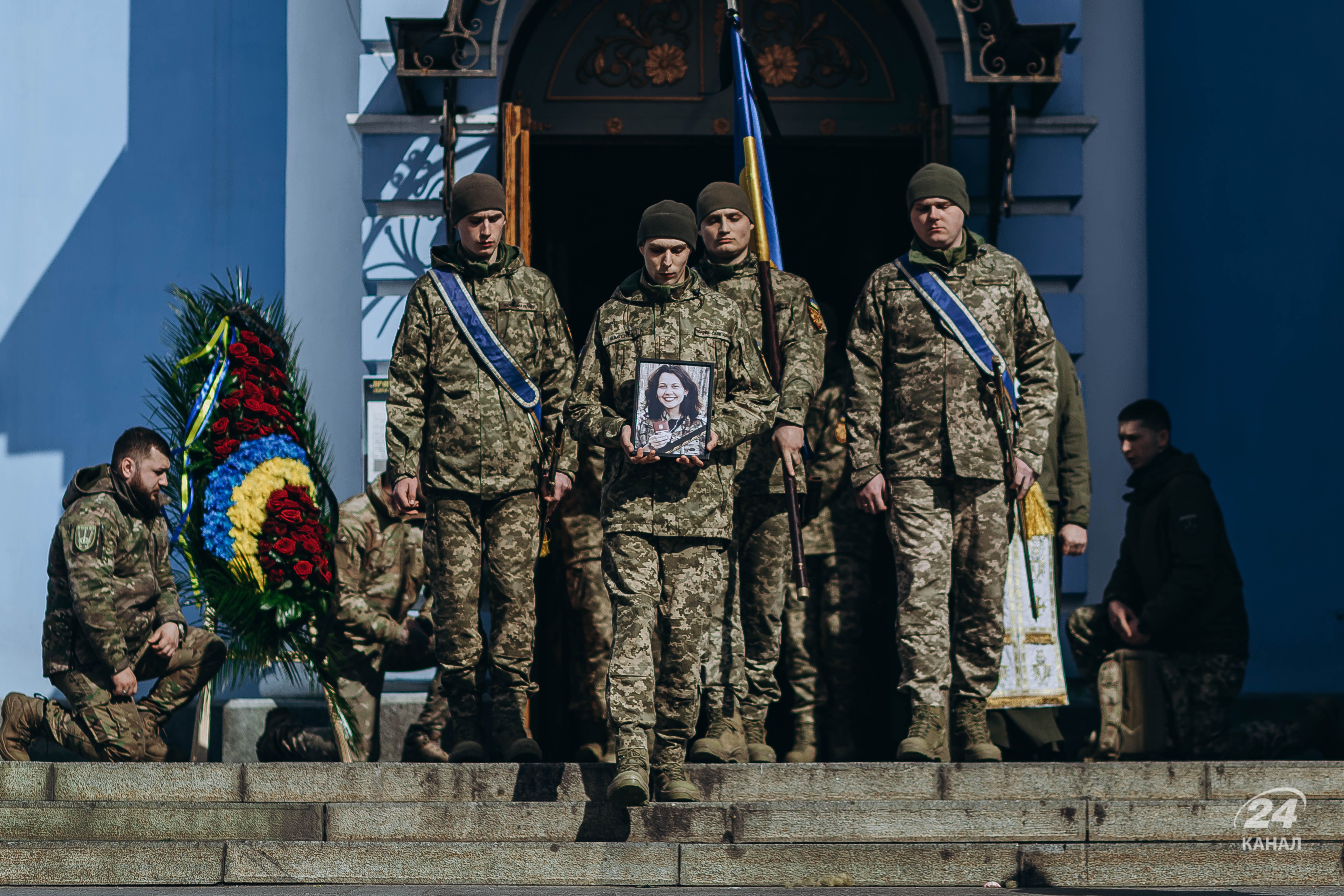 В Киеве попрощались с павшей Анастасией Марьянчук Троя