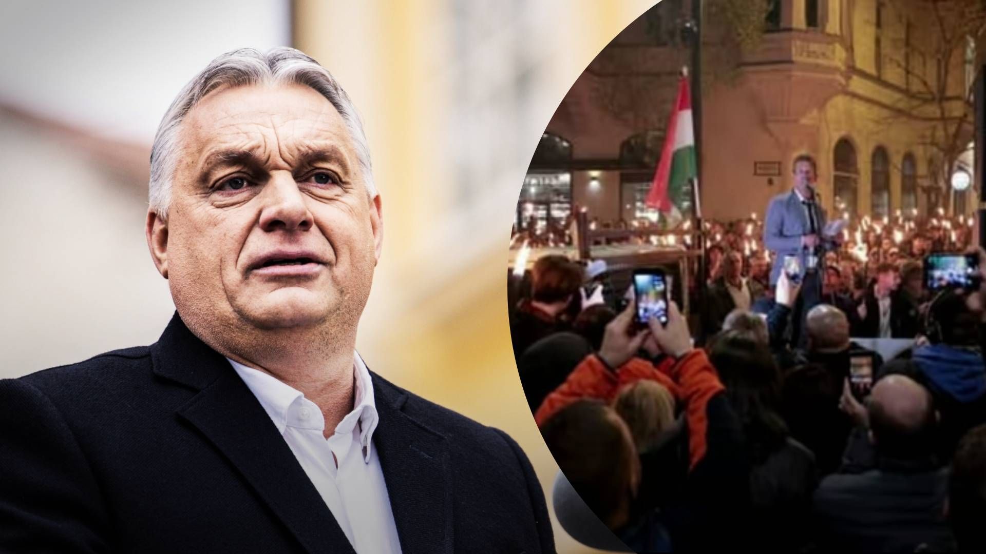 В Будапеште несколько тысяч человек вышли на улицы требовать отставки Орбана на фоне скандала из-за - 24 Канал