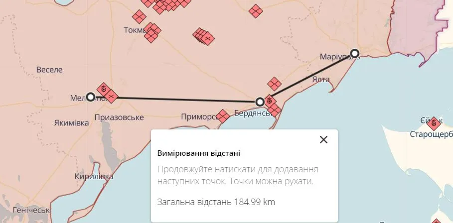 яка відстань між Мелітополем і Маріуполем яка відстань між Мелітополем і Маріуполем