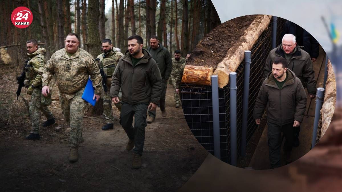 Зеленский побывал на строительстве фортификационных сооружений в Сумской области Зеленский побывал на строительстве фортификационных сооружений в Сумской области
