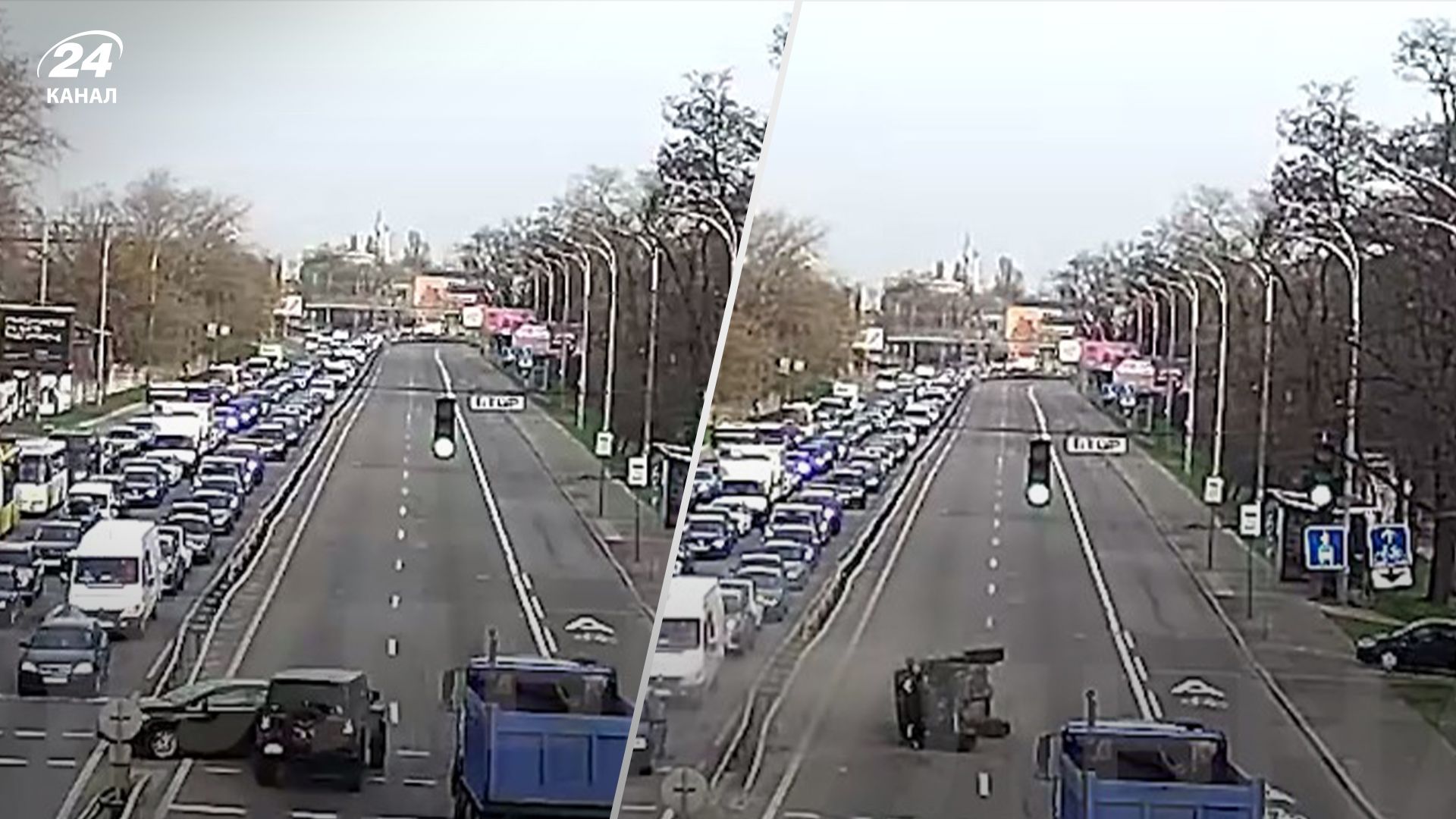 У Києві сталася потрійна аварія