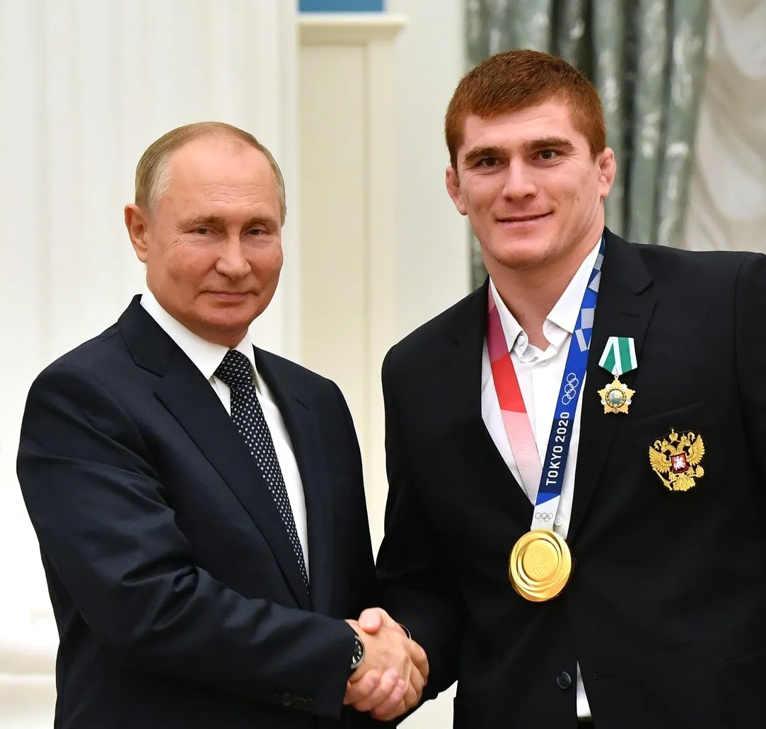 Евлоев с Путиным