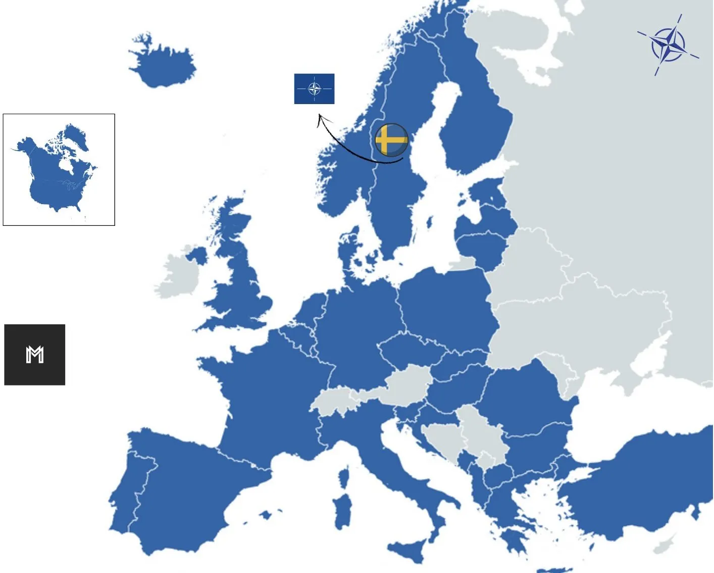 Карта НАТО 