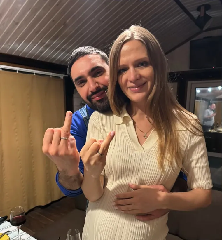 Виталий Козловский с женой 