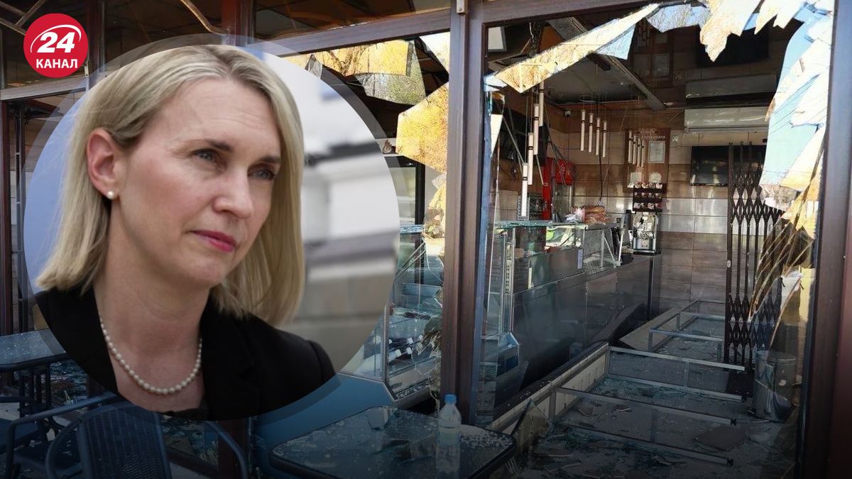 Брінк відреагувала на російську атаку Запоріжжя Брінк відреагувала на російську атаку Запоріжжя