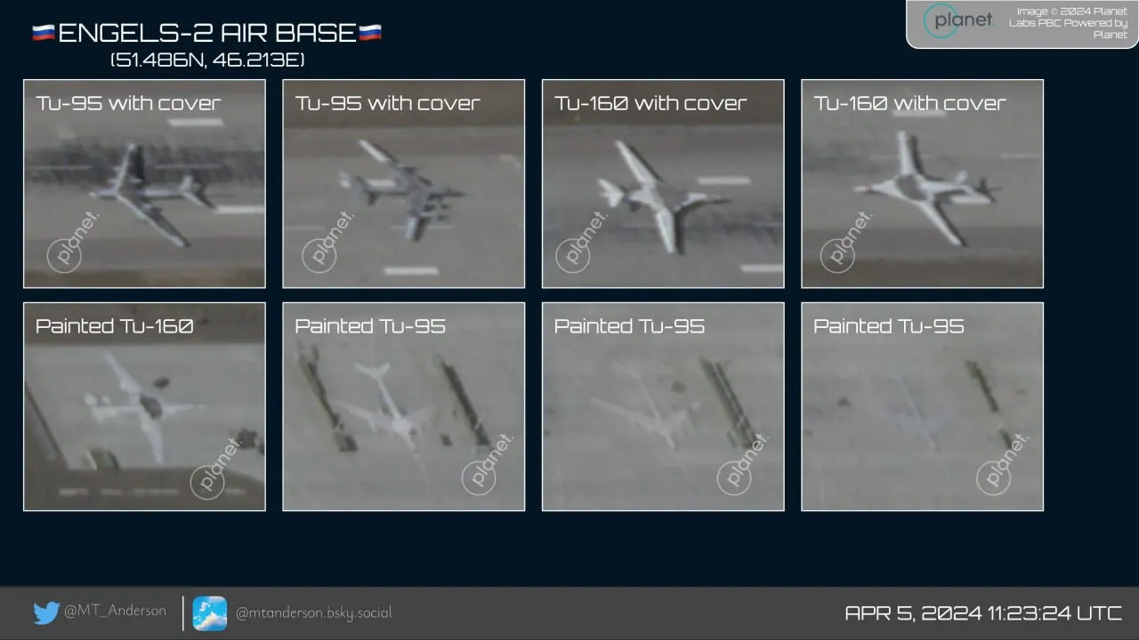 Супутникові знімки з аеродрому Енгельс Супутникові знімки з аеродрому Енгельс