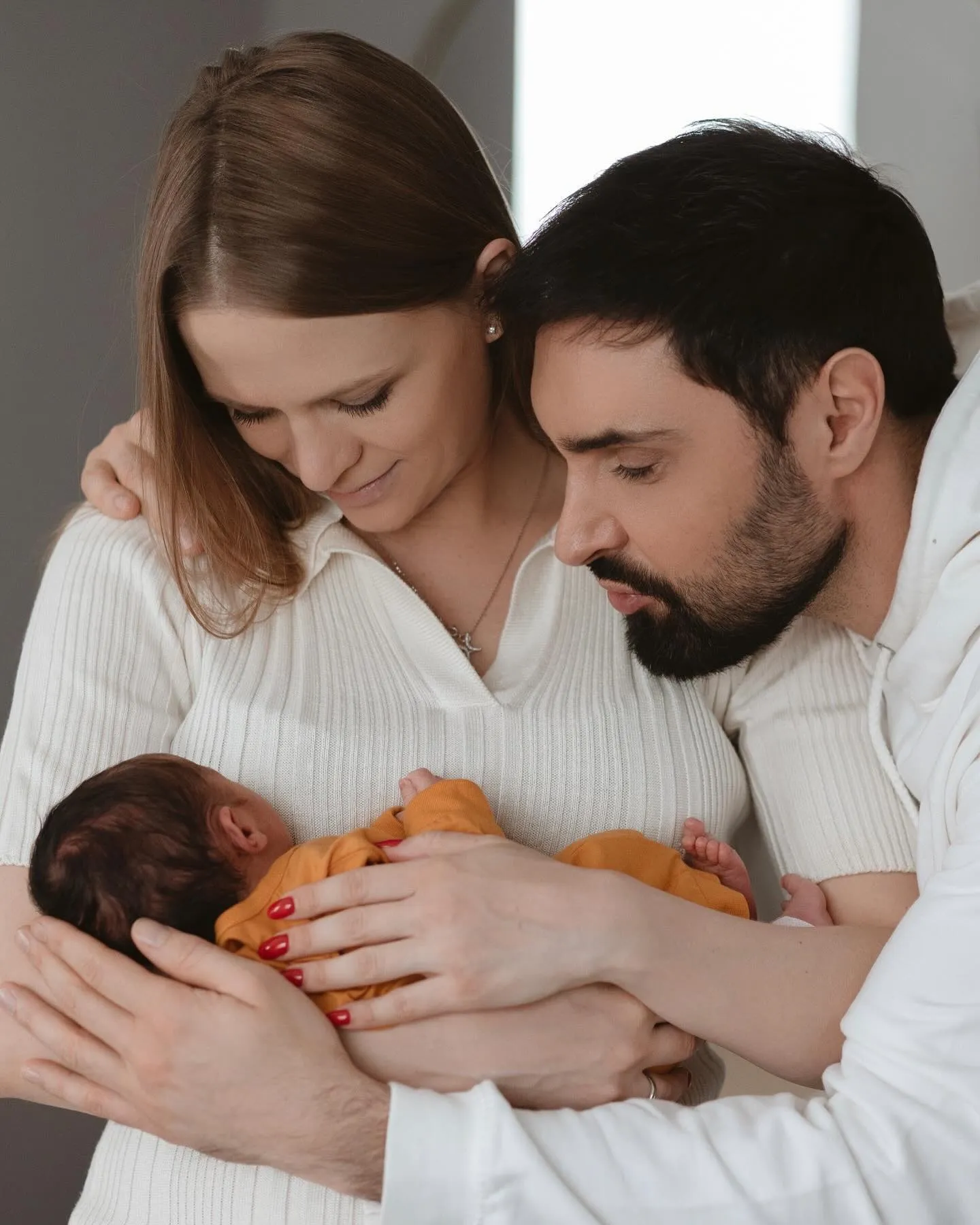 Віталій Козловський з дружиною Юлією та сином Оскаром 