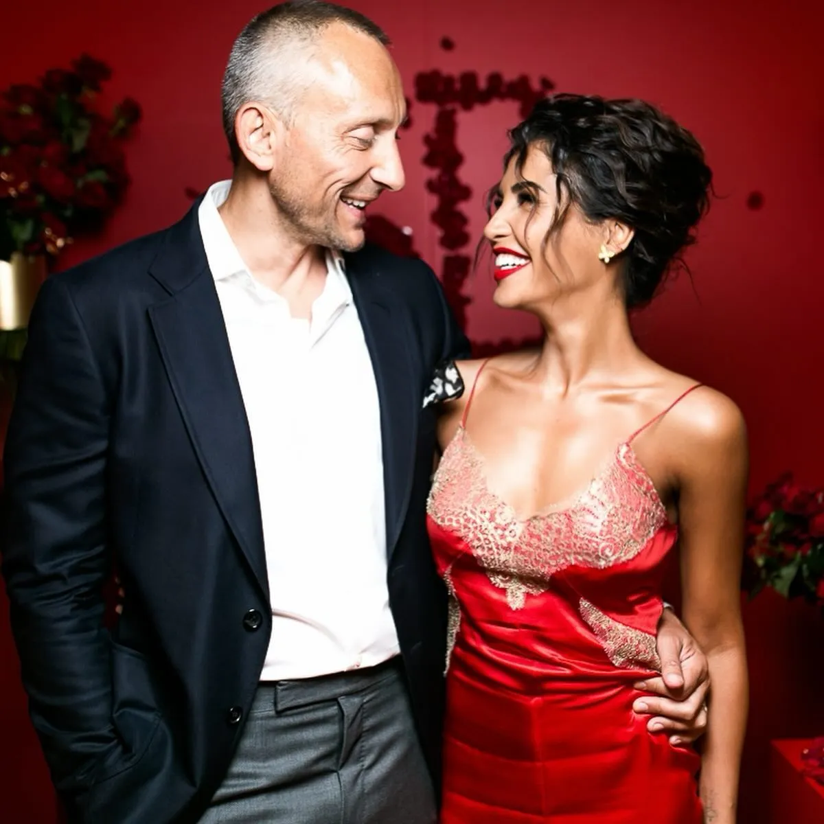 Санта Димопулос с экс-супругом Санта Димопулос с экс-супругом