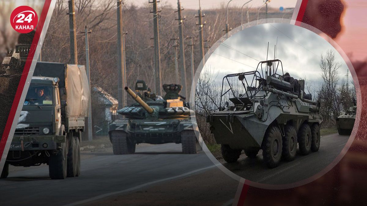Россия стягивает технику в сторону Запорожской области