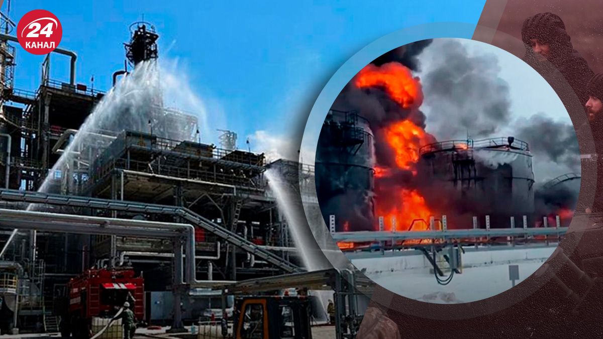 Україна наносить удари по російських НПЗ Україна наносить удари по російських НПЗ