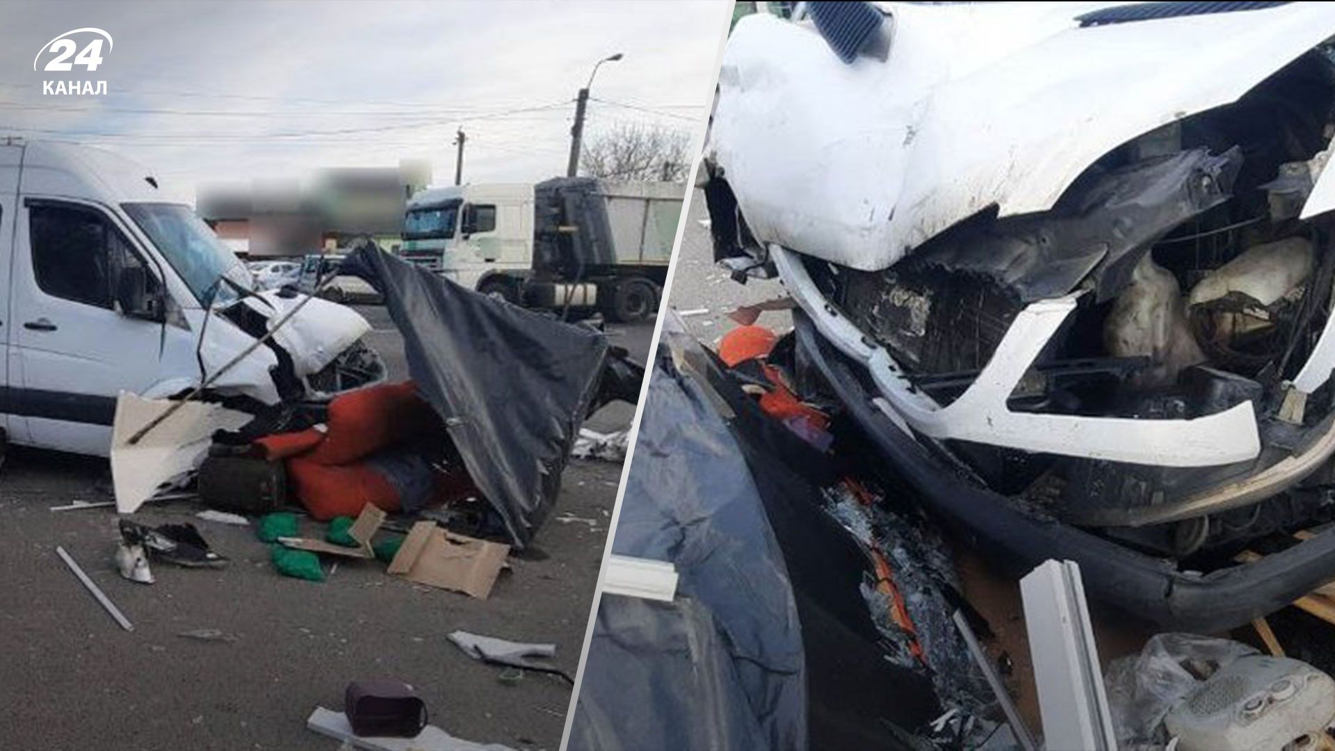 У Луцькому районі бус влетів у блокпост: є постраждалі У Луцькому районі бус влетів у блокпост: є постраждалі