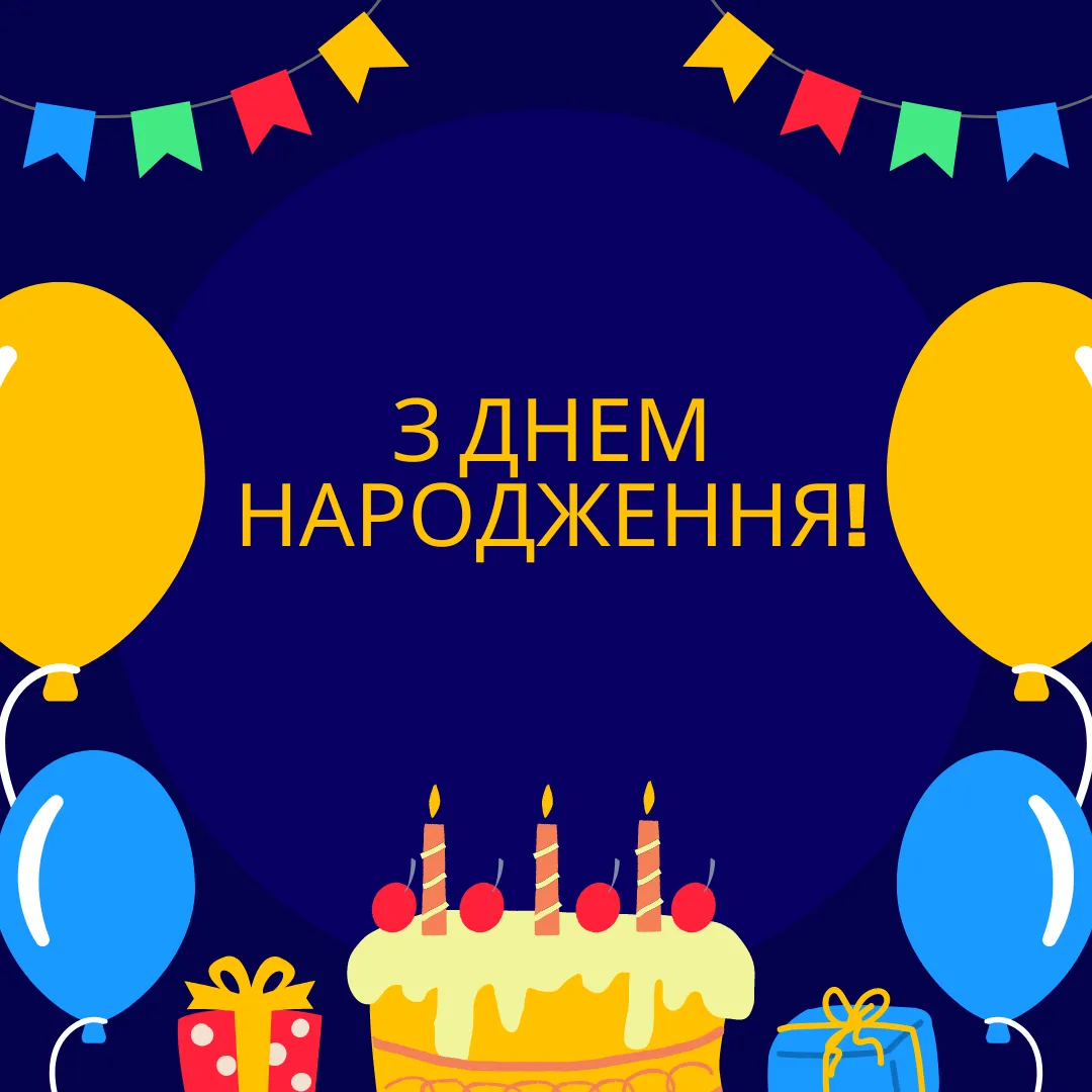 Привітання з днем народження Привітання з днем народження