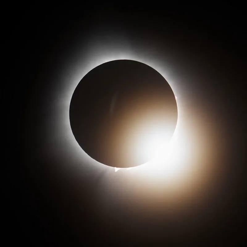 Сонячна корона під час затемнення
