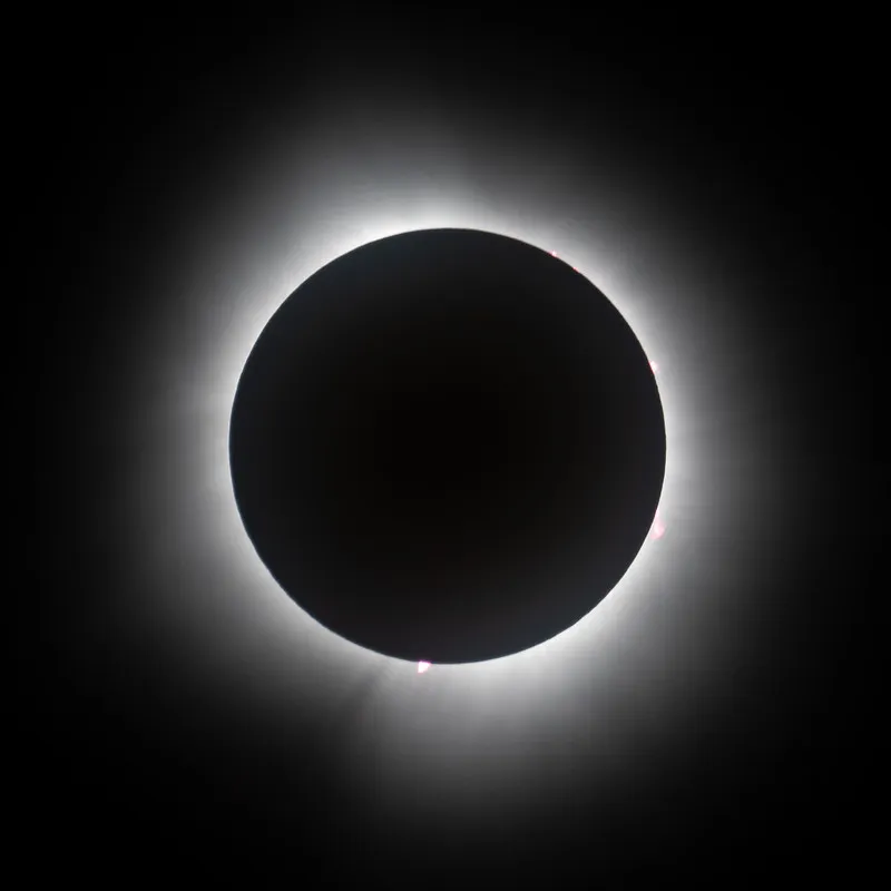 Сонячна корона під час затемнення