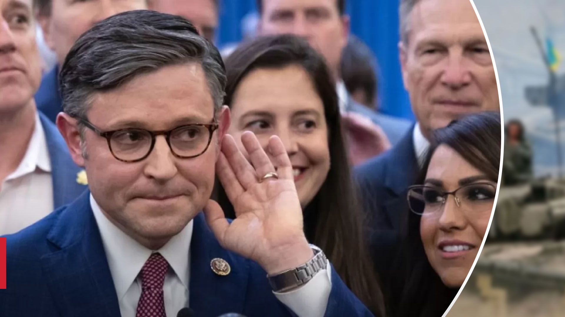 Спікера Джонсона закликали подати у відставку через питання грошей для України - 24 Канал Спікера Джонсона закликали подати у відставку через питання грошей для України - 24 Канал