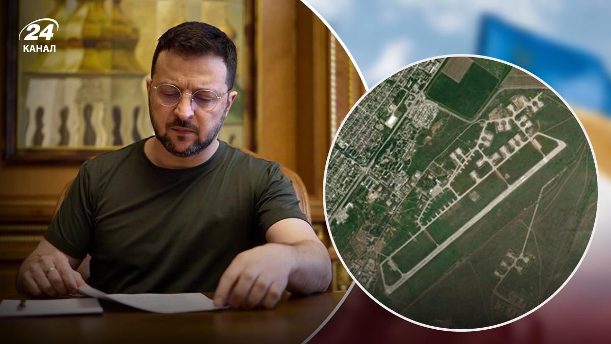 Зеленский подтвердил атаку на аэродром в Джанкое