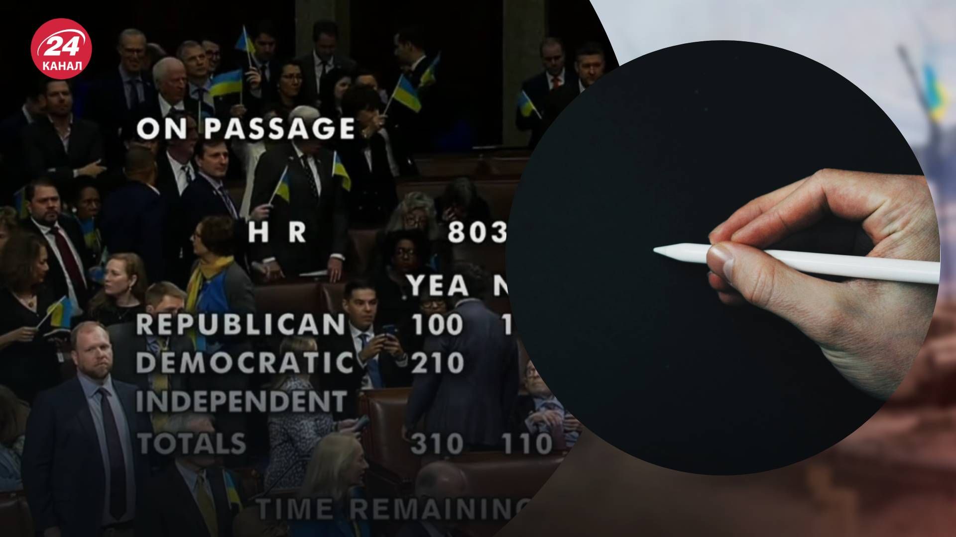 Палата представителей поддержала помощь Украине Палата представителей поддержала помощь Украине