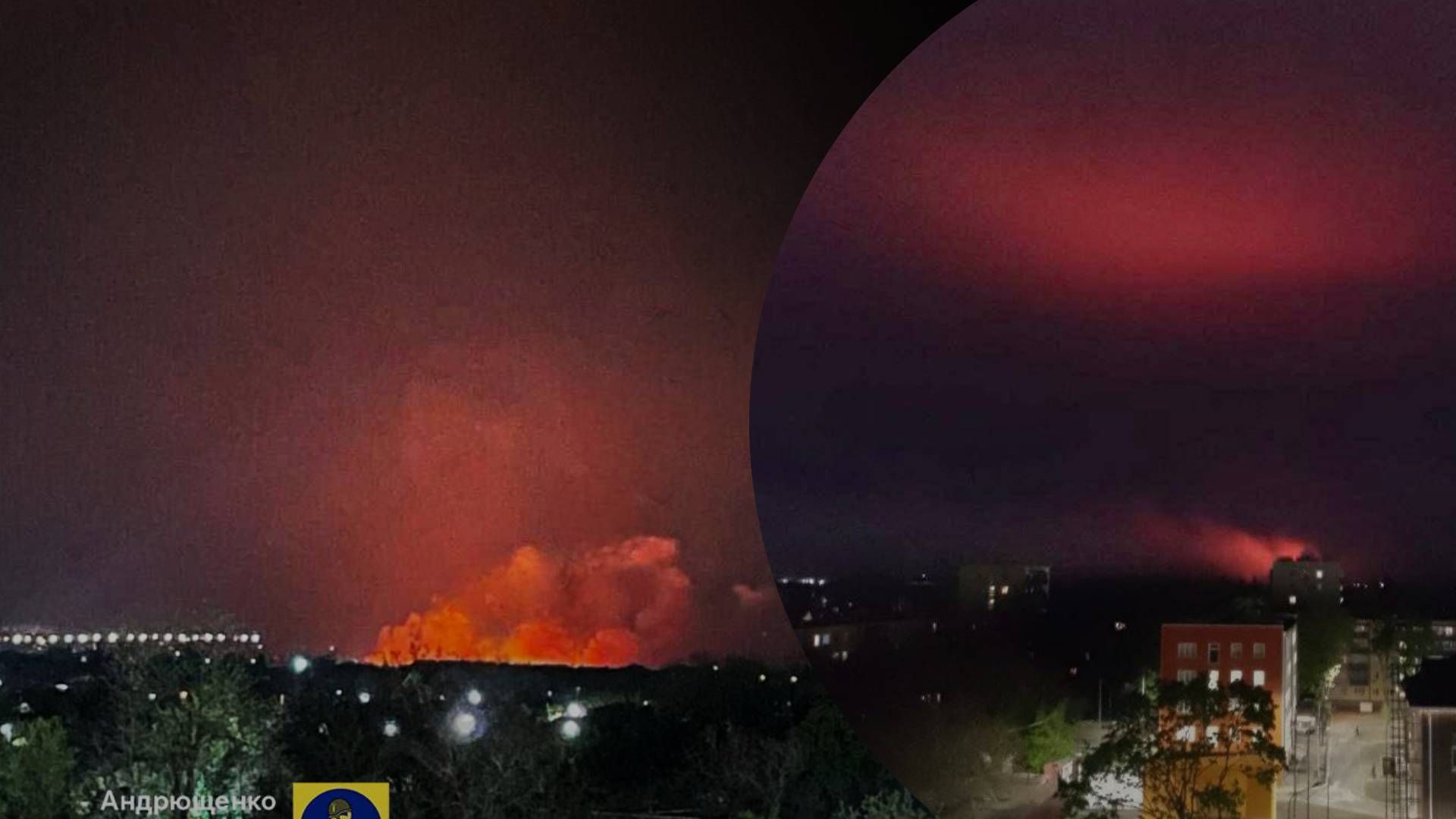 Масштабный пожар в Мариуполе - возможно, прилет - 24 Канал Масштабный пожар в Мариуполе - возможно, прилет - 24 Канал