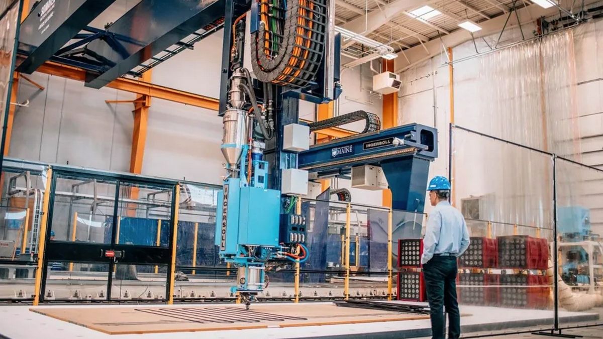 В США показали самый большой в мире 3D-принтер В США показали самый большой в мире 3D-принтер