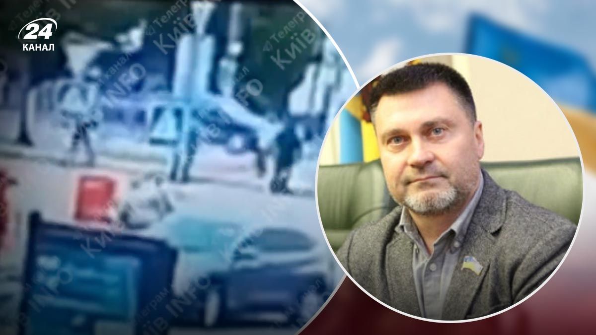 Председатель Броварского РГА на авто и под хмельком влетел в толпу - 24 Канал Председатель Броварского РГА на авто и под хмельком влетел в толпу - 24 Канал