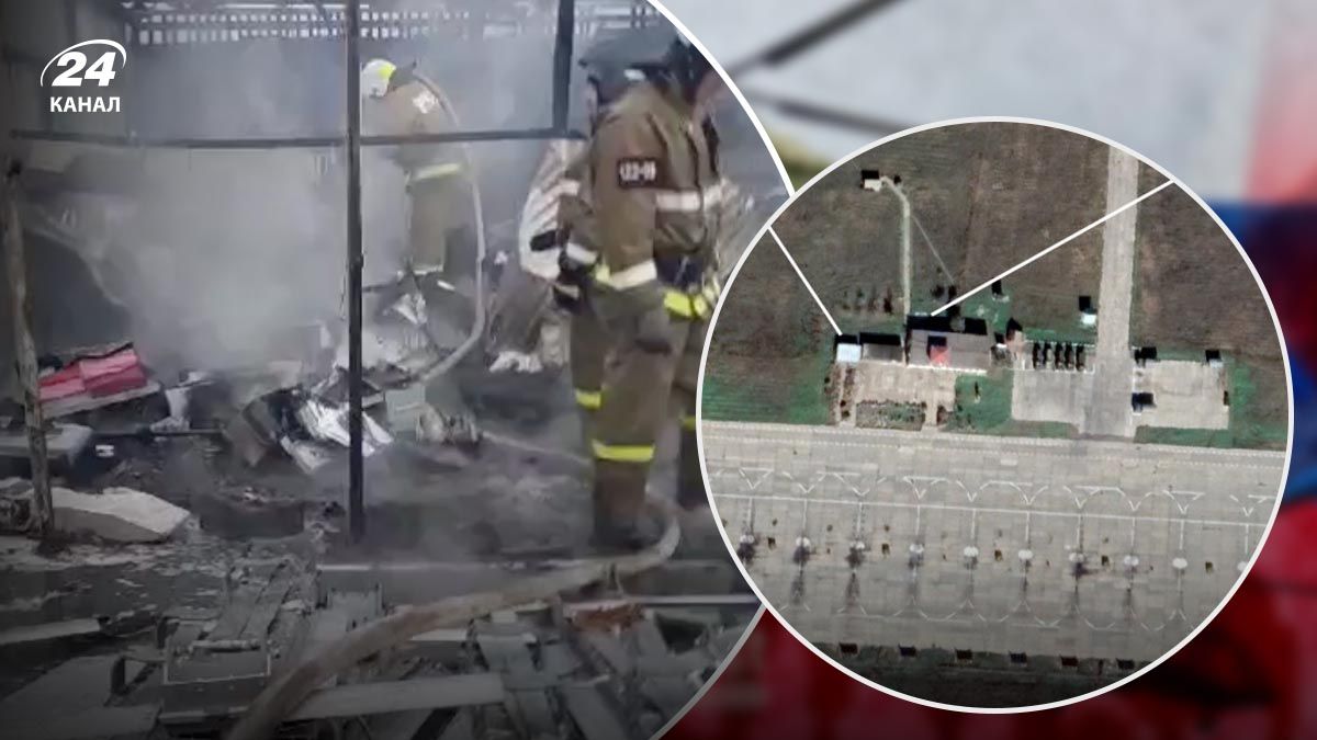 Наслідки атаки на російський аеродром Кущевська - 24 Канал Наслідки атаки на російський аеродром Кущевська - 24 Канал