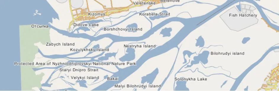 остров Нестрига в Херсонской области