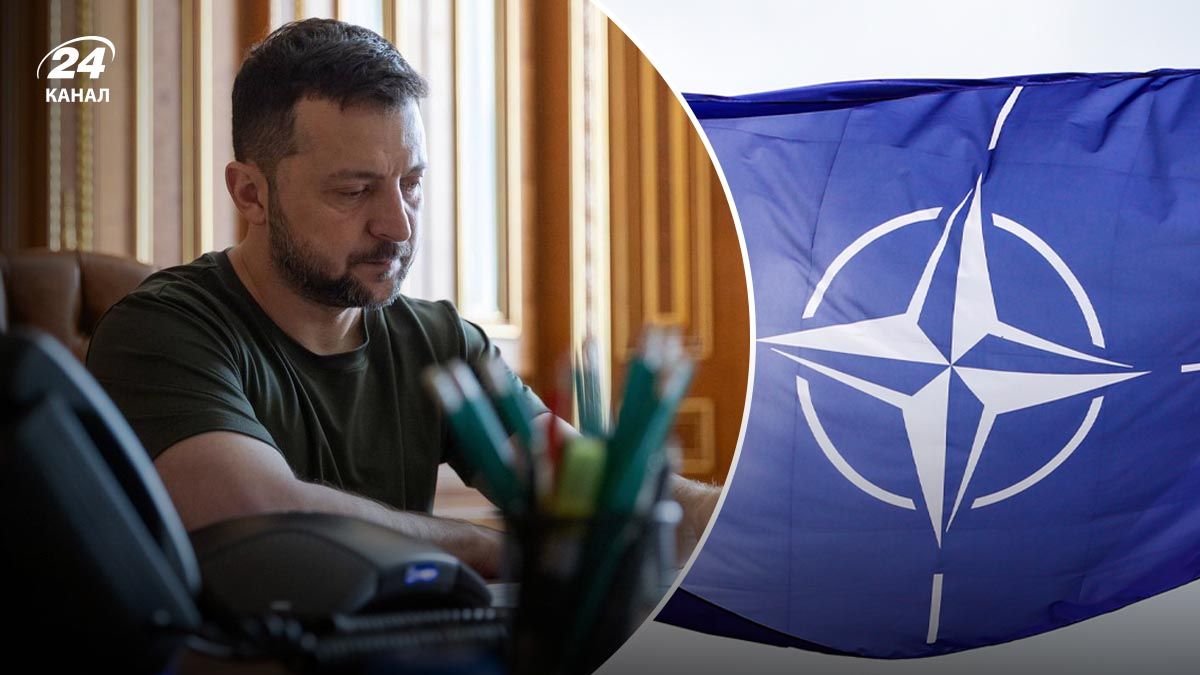 Зеленский о вступлении Украины в НАТО - 24 Канал