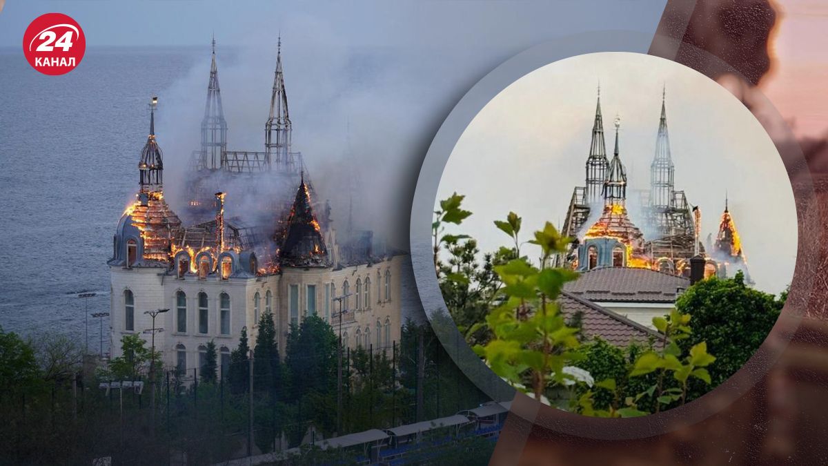 Россия ударила по "замку Гарри Поттера" в Одессе