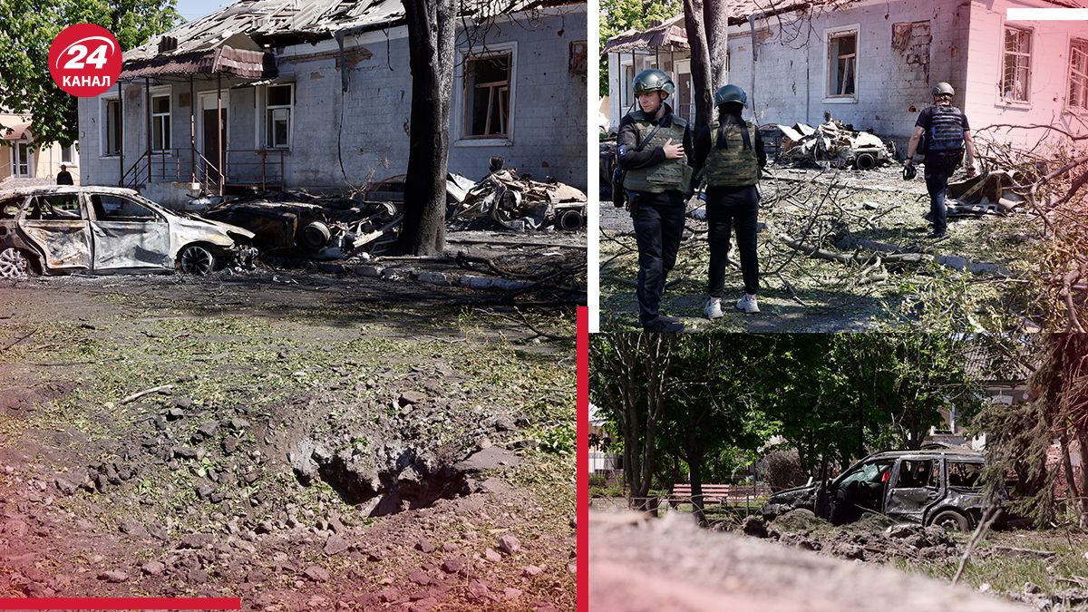 Наслідки обстрілу Золочева Наслідки обстрілу Золочева