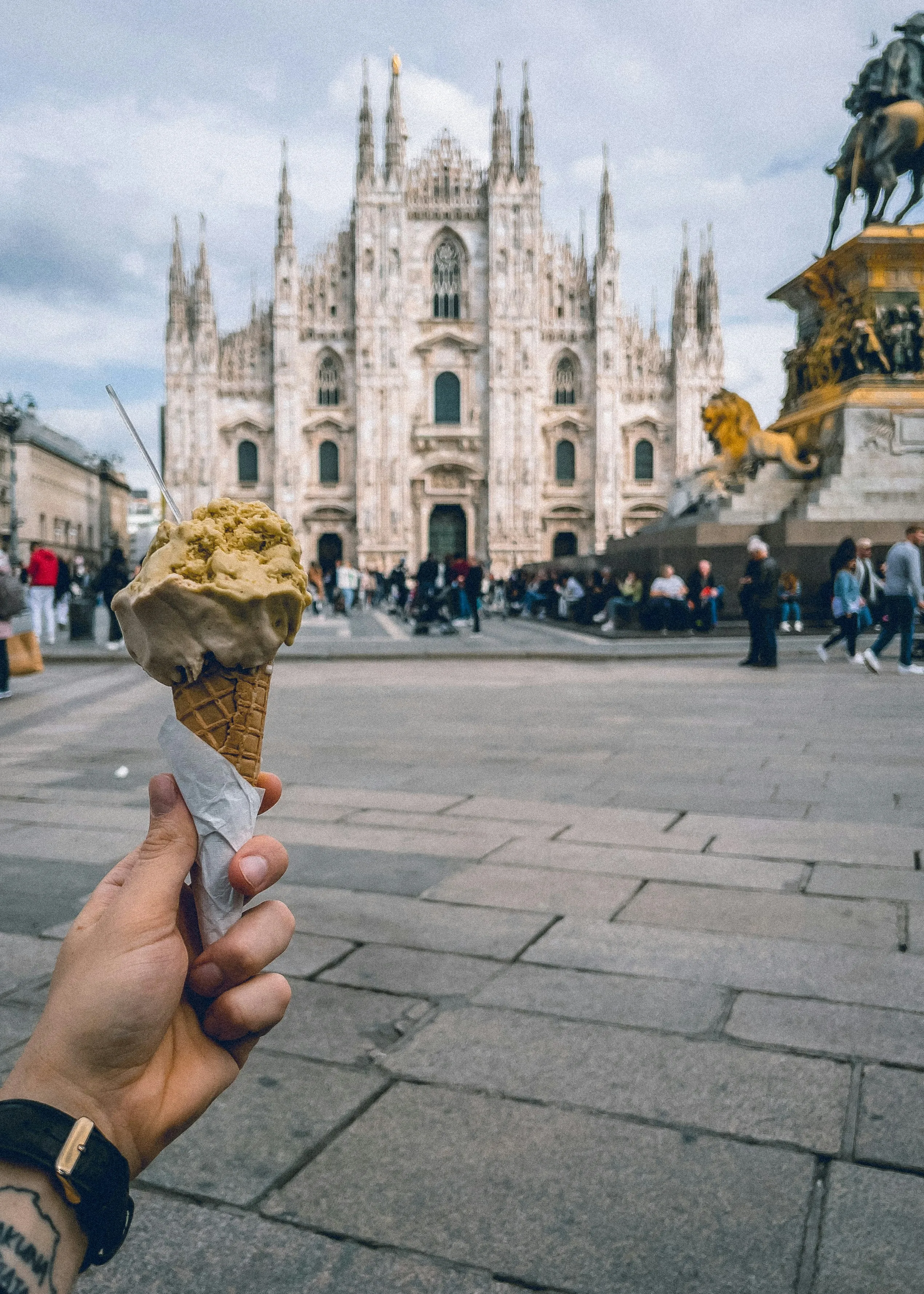 Итальянцы очень любят мороженое
