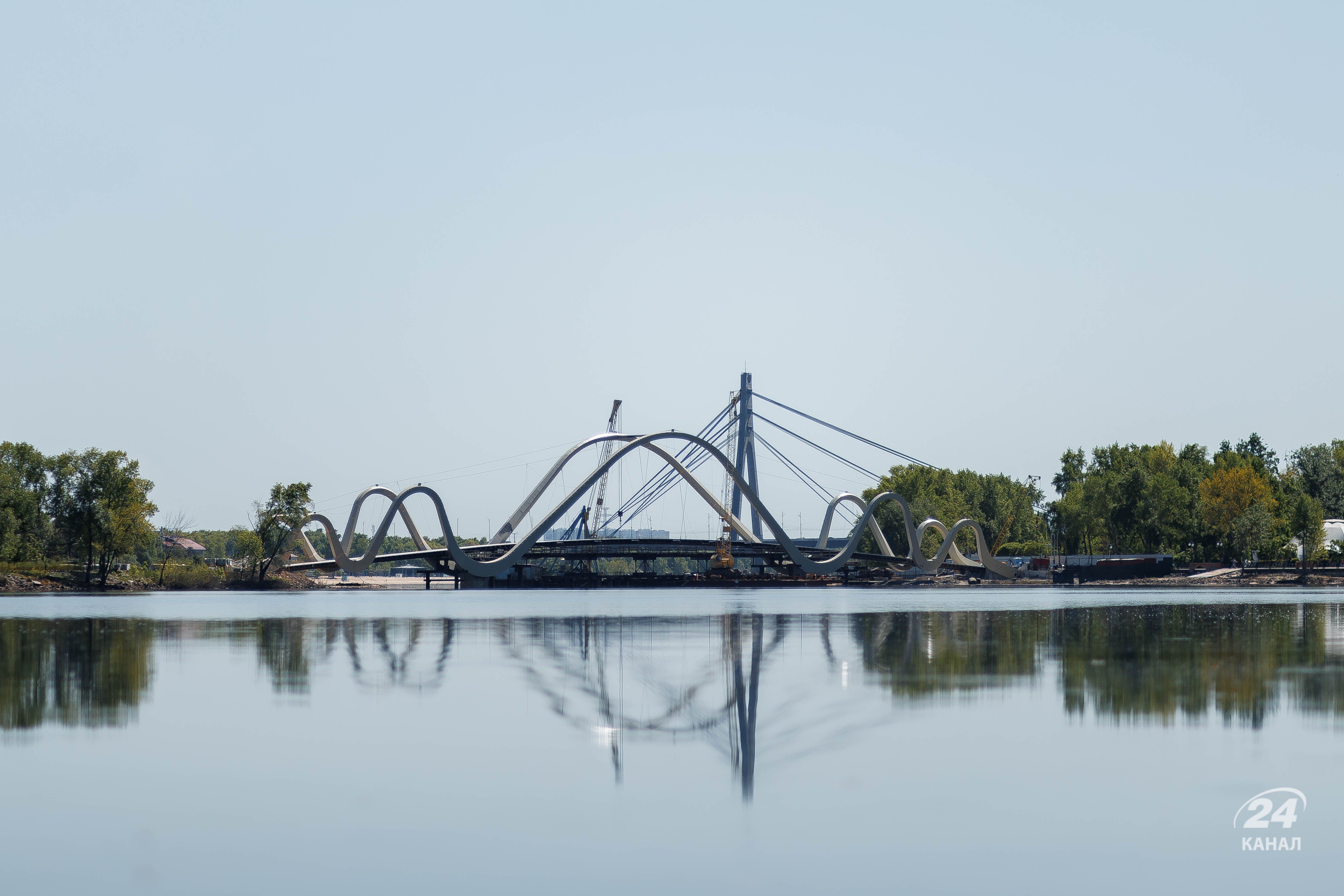 Мост на Оболонский остров Мост на Оболонский остров