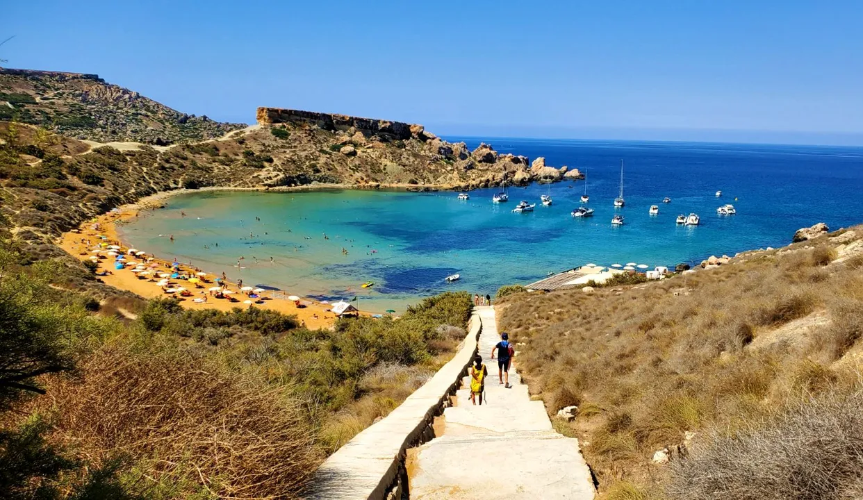 Ghajn Tuffieha Bay Ghajn Tuffieha Bay