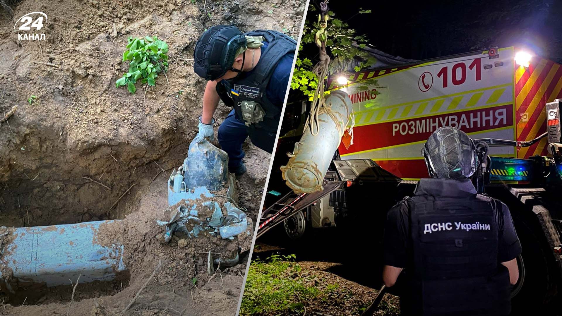 У Києві сапери знешкодили бойову частину російської ракети Х-69 - 24 Канал У Києві сапери знешкодили бойову частину російської ракети Х-69 - 24 Канал