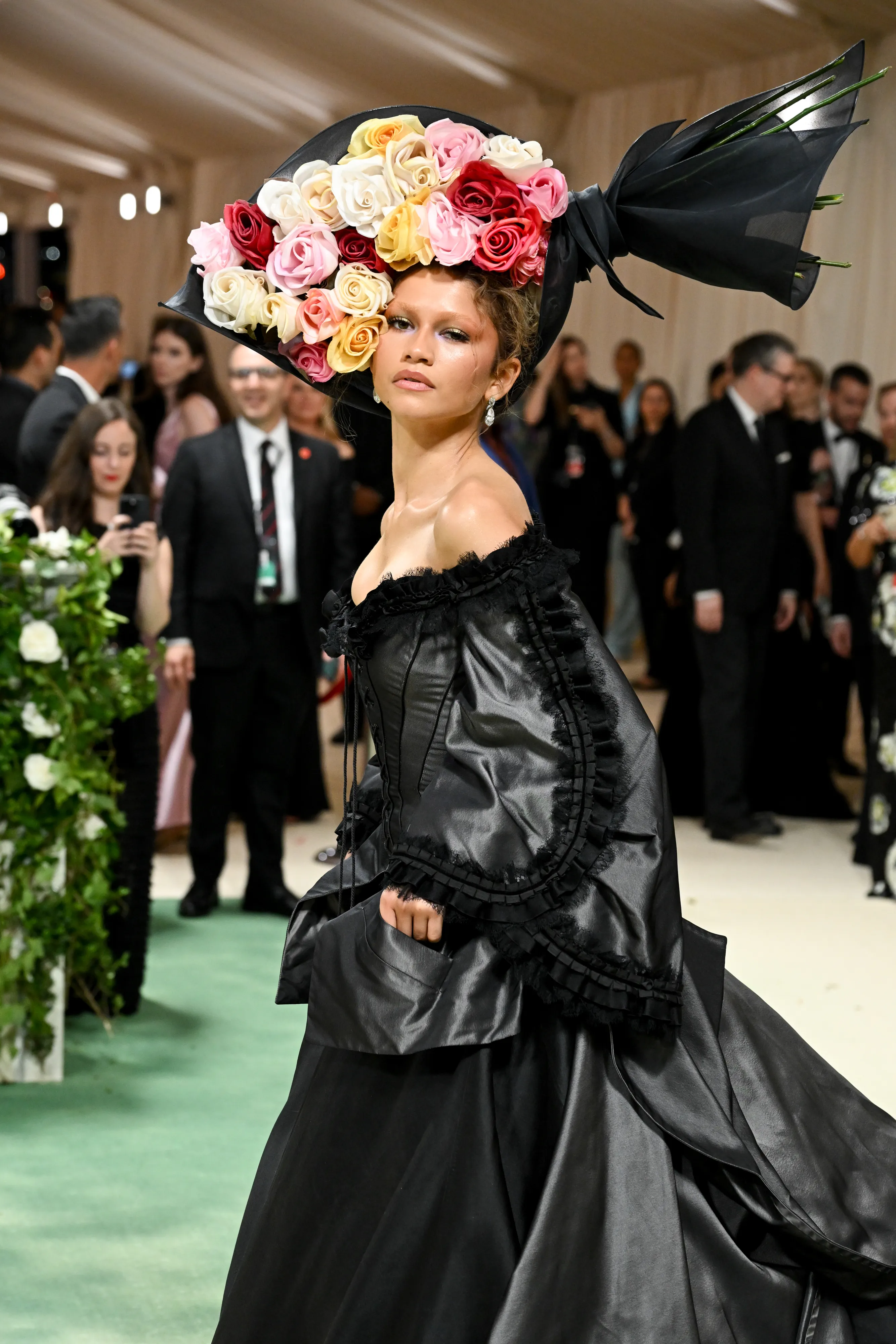 Зендея в винтажном платье на Met Gala