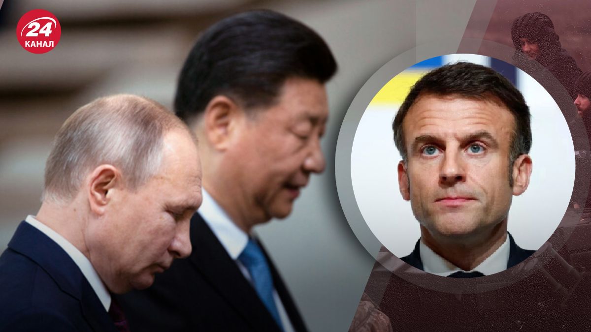 Сі Цзіньпін Путін Макрон Сі Цзіньпін Путін Макрон