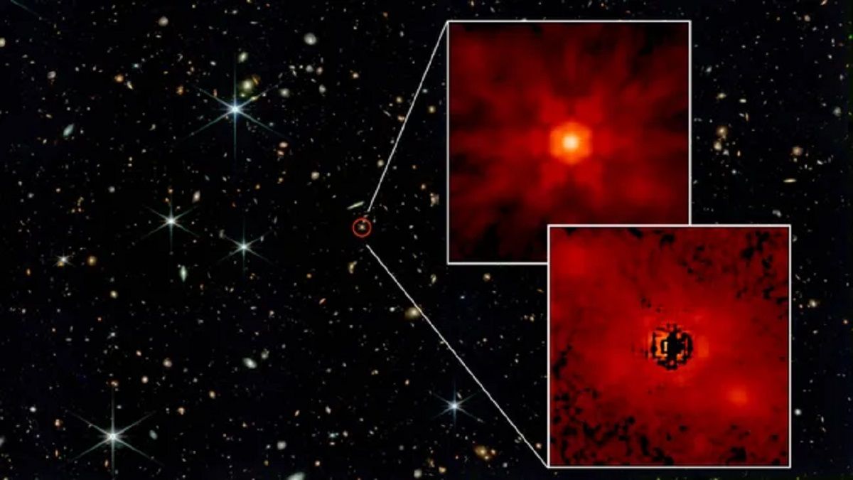 Квазар J0148 і надмасивна чорна діра в його центрі