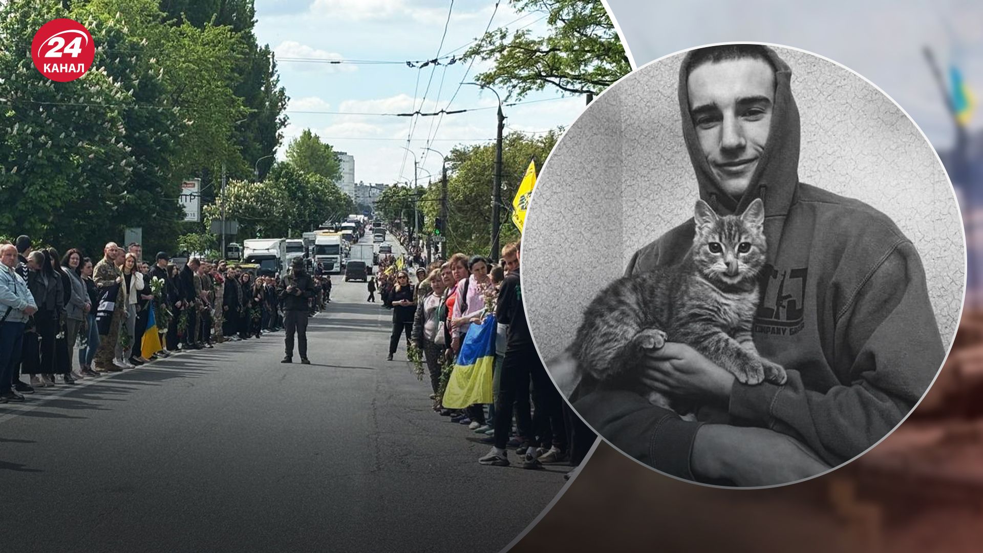 Винничане живым коридором встретили Назария Гринцевича и провели в последний путь Винничане живым коридором встретили Назария Гринцевича и провели в последний путь