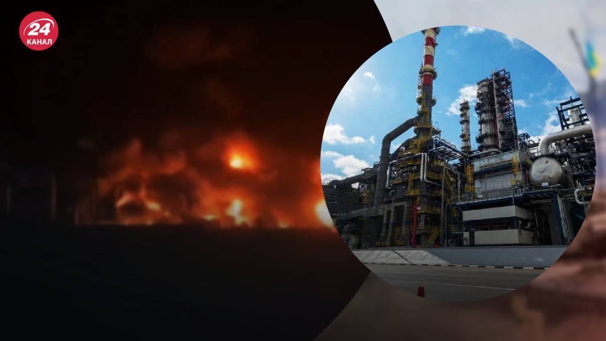 Уночі у Росії знову палав НПЗ Уночі у Росії знову палав НПЗ