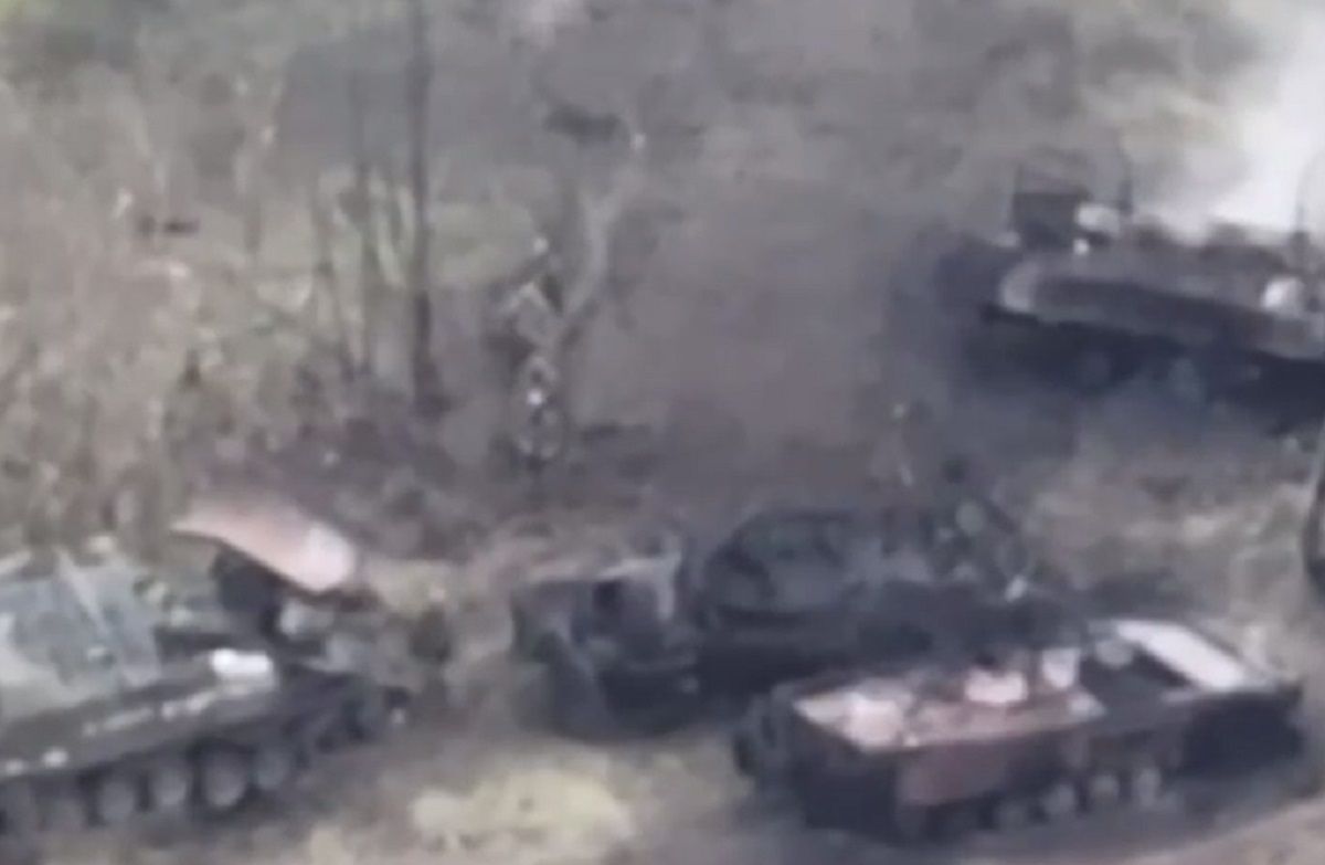 Нацгвардії знищили понад 10 одиниць російської бронетехніки на Харківщині Нацгвардії знищили понад 10 одиниць російської бронетехніки на Харківщині