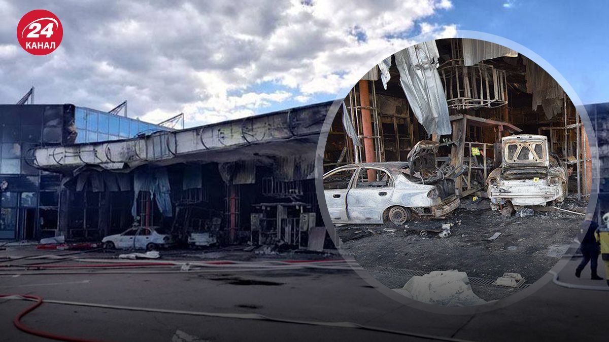 ДТП в Києві з масштабною пожежою на АЗС ДТП в Києві з масштабною пожежою на АЗС