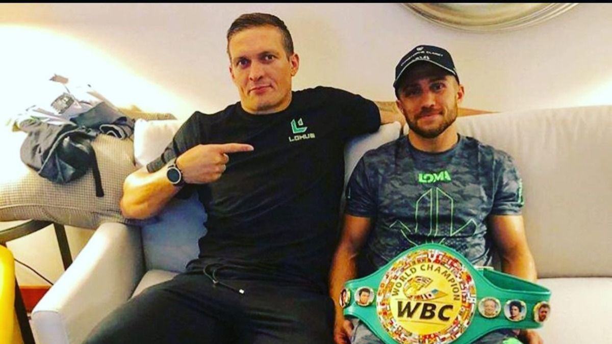 Александр Усик и Василий Ломаченко