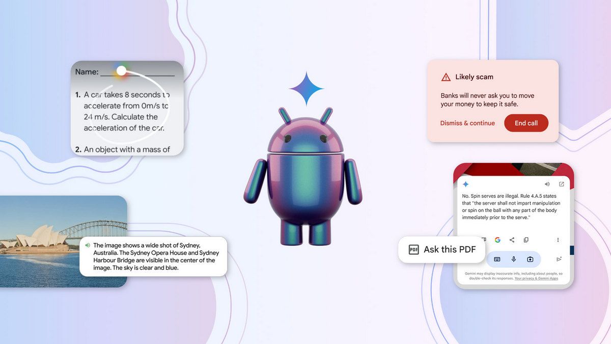 Google встроит Gemini в Android с новыми функциями искусственного интеллекта