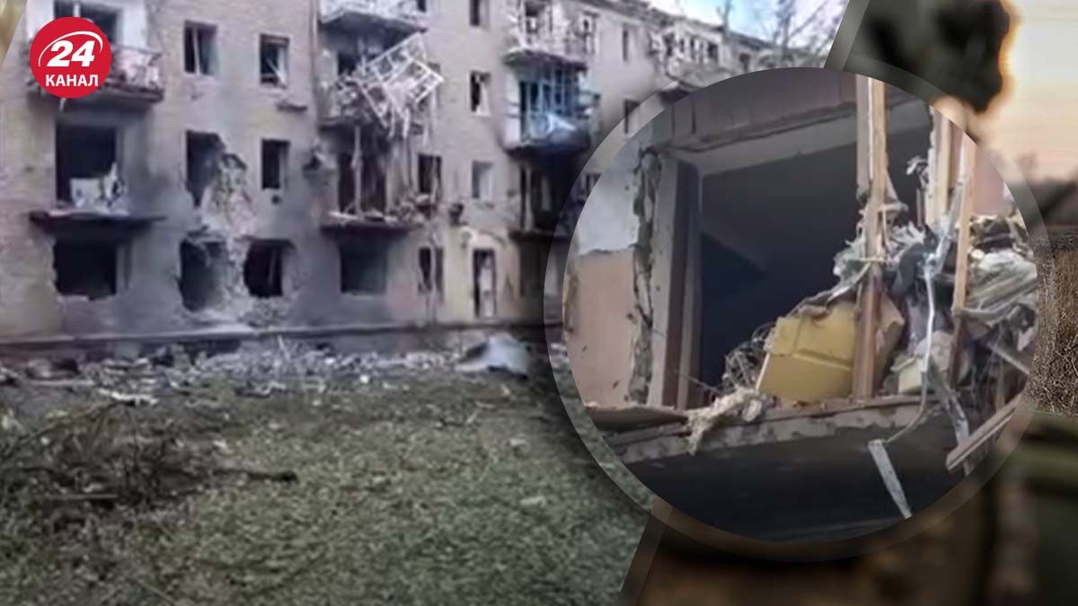 Последствия удара оккупантов по центру Херсона - 24 Канал Последствия удара оккупантов по центру Херсона - 24 Канал