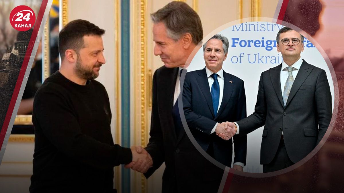 Ентоні Блінкен зустрівся із Зеленським та Кулебою Ентоні Блінкен зустрівся із Зеленським та Кулебою