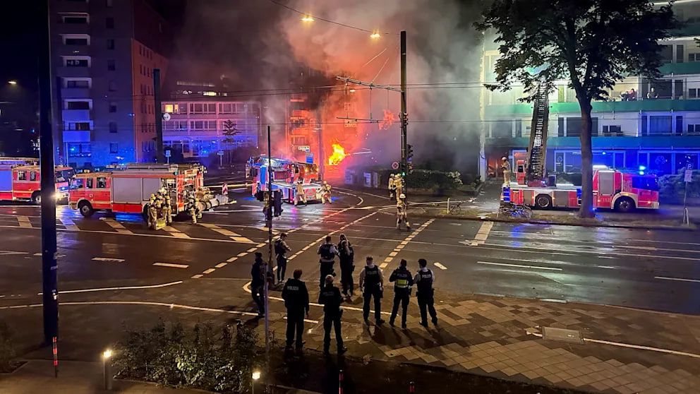 Жителей Дюссельдорфа ночью разбудил взрыв