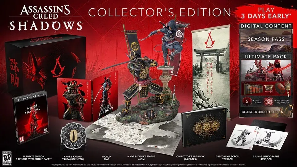 Коллекционное издание Assassin's Creed Shadows Assassin's Creed Коллекционное издание Assassin's Creed Shadows Assassin's Creed